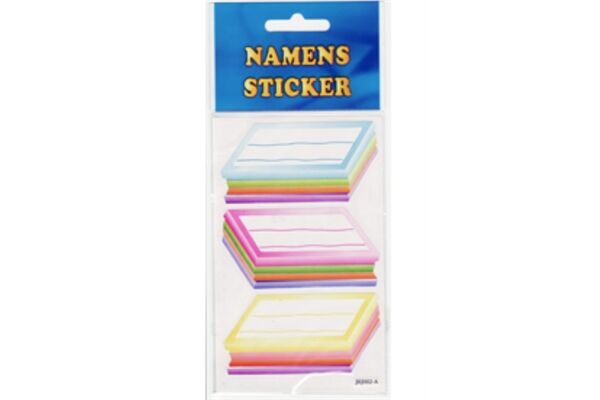  Etiketten Namenssticker, div. Motive, 70x35 mm