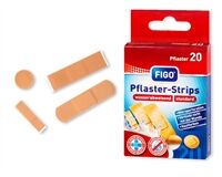 Wundpflaster, standard, 4 Größen, 20er-Set (fleischfarbe)