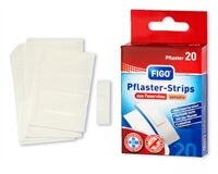 Pflaster-Strips, sensitiv, hypoallergen (weiß)