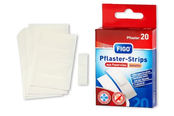  Pflaster-Strips, sensitiv, hypoallergen