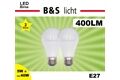  LED-Lampe, 2er-Set, 5 W, A60, E27