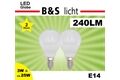  LED-Mini-Globe, 2er Set, 3W, G45, E14