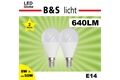  LED-Mini-Globe, 2er Set, 8W, G45, E14