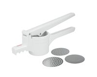 Pressy Mehrzweckpresse, ABS mit Edelstahlscheiben (inox/weiß)