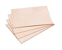 Laubsäge-Sperrholzplatten, 4 Stück, DIN A4