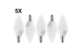  LED-SMD-Kerzenform, 5er-Pack