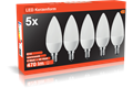  LED-SMD-Kerzenform, 5er-Pack