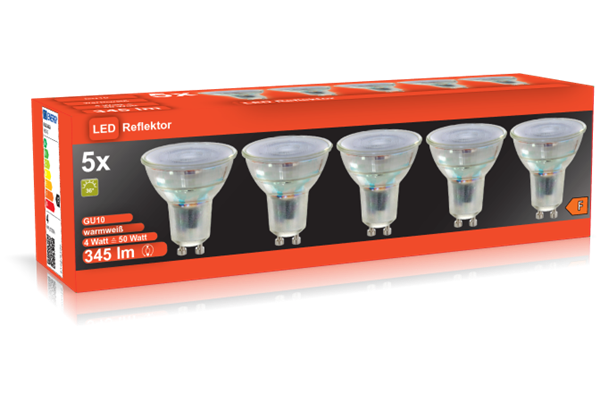  LED-Reflektor, 36°, 5er-Pack