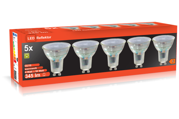  LED-Reflektor, 36°, 5er-Pack