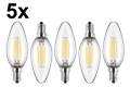  LED-Kerzenform C35, 5er-Pack