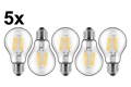  LED-Birnenform A60, 5er-Pack