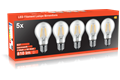  LED-Birnenform A60, 5er-Pack