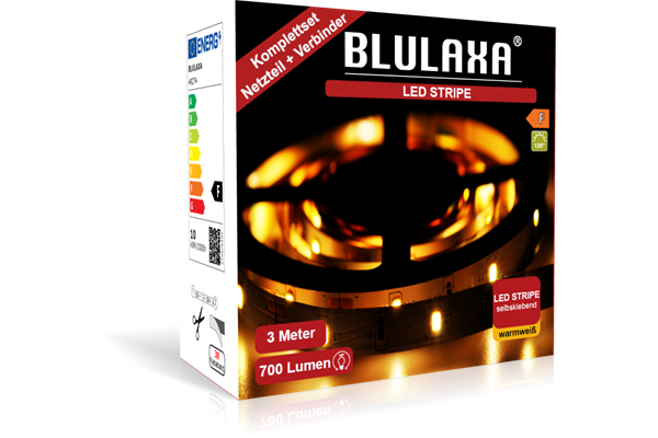  LED Strip-Set, 9,5W, 700lm, 3000K, WW, 3 m