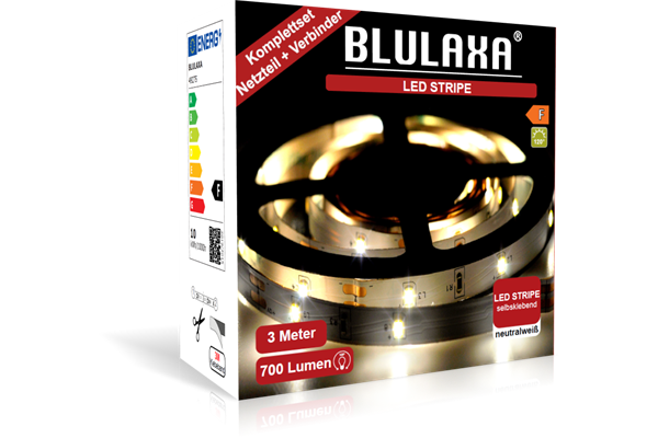  LED Strip-Set, 9,5W, 700lm, 4000K, NW, 3 m
