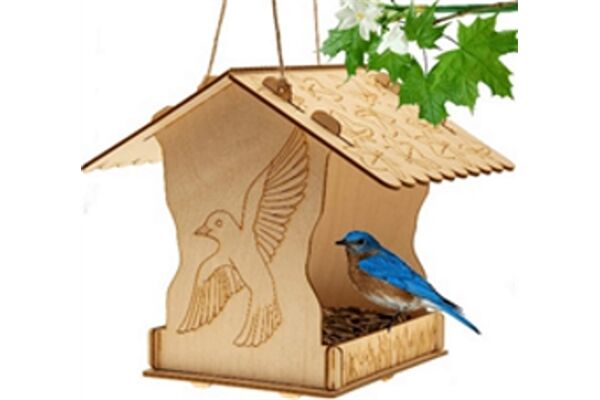  Vogelfutterhaus Kiddy, zum Bemalen
