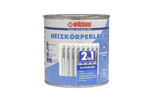 Wilckens Heizkörperlack 2in1 glänzend, 375 ml