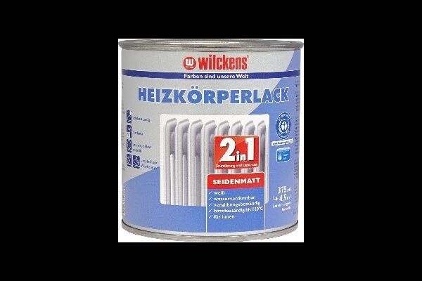 Wilckens Heizkörperlack 2in1 seidenmatt, 375 ml