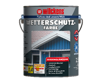 Wilckens Wetterschutzfarbe seidenglänzend, 2,5 L (braun)