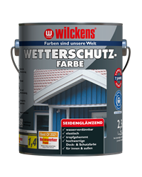 Wilckens Wetterschutzfarbe seidenglänzend, 750ml (silbergrau)