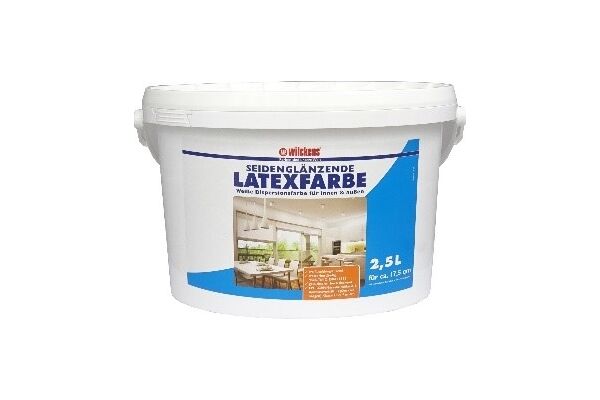 Wilckens Latexfarbe seidengläzend, 2,5 L