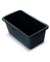 PROSPERPLAST Mörtelkübel rechteckig, 60 L (schwarz)