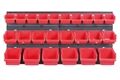  Stapelbox Wandregal, Lagersystem, 24 St.