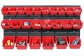  Stapelbox Wandregal, Lagersystem, 24 St.