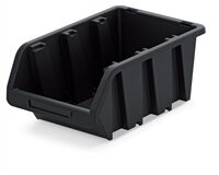 Stapelbox NP18 Sichtlagerkasten (schwarz)