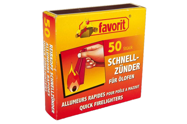  Schnellanzünder mit Reibkopf, 50 Stk.