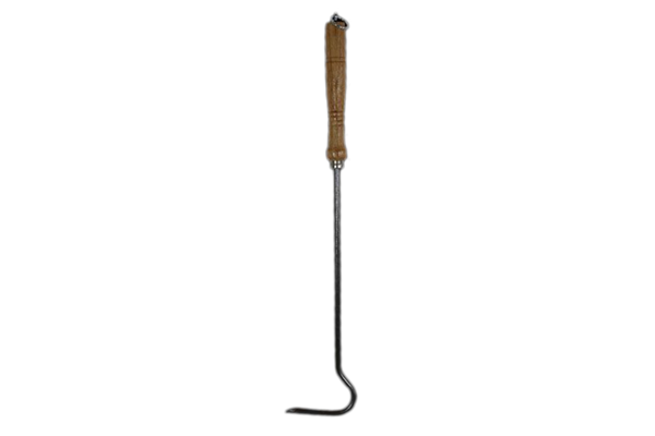 Feuerhaken mit Holzgriff