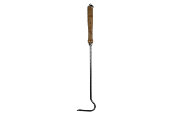  Feuerhaken mit Holzgriff