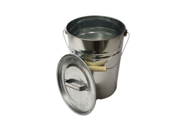  Ascheeimer 14 L, mit Deckel
