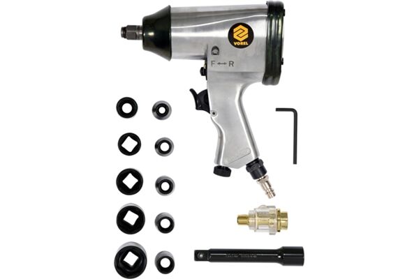  Druckluft-Schlagschrauber-Set, 16 tlg.