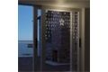  Lichtervorhang 90 LEDs mit Stern, WW