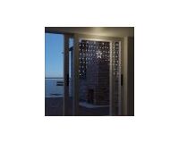 Lichtervorhang 90 LEDs mit Stern, WW