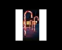 LED-Zuckerstangen-Set mit Timer, 4 tlg.