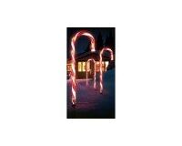 LED-Zuckerstangen-Set mit Timer, 4 tlg.