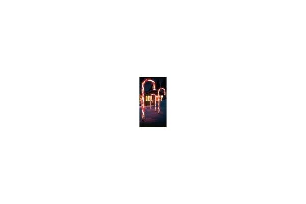 LED-Zuckerstangen-Set mit Timer, 4 tlg.