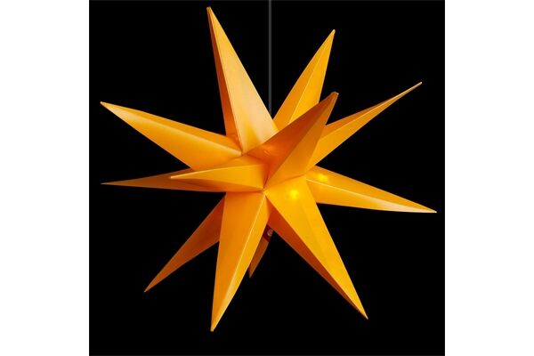  LED 3D Leuchtstern, 25 cm mit Timer
