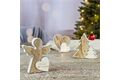  Holzdeko-Set, mit LED und Batterien