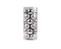 Christbaumkugel-Set, 24-tlg. (silber)