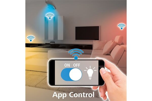  WLAN-LED-Lampe, E27, 7W, für Sprach- u. App-Steuer