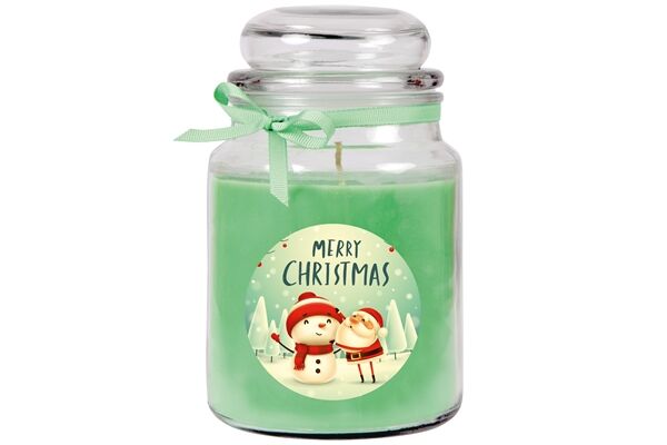  Bonbongglas Duftkerze Coconut/Limes Winter, 16 cm