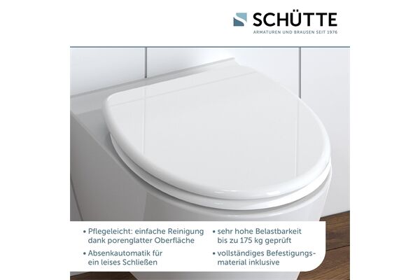  Duroplast WC-Sitz, mit Absenkautomatik