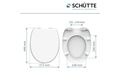  Duroplast WC-Sitz, mit Absenkautomatik