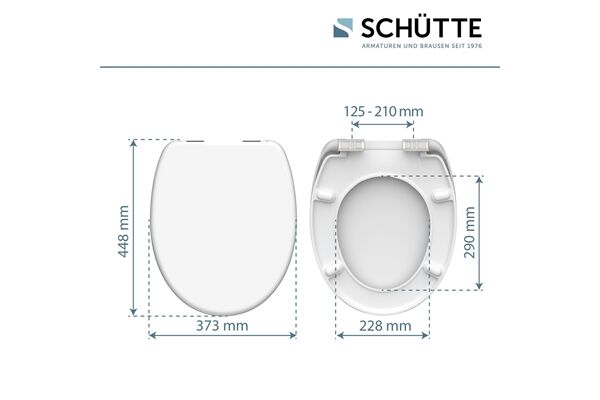  Duroplast WC-Sitz, mit Absenkautomatik
