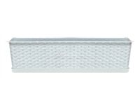 PROSPERPLAST Blumenkasten, 58,7 x 17,3 x 15 cm (weiß)