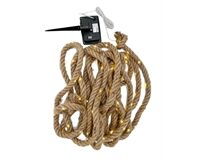 Hanfseil mit Solarbeleuchtung, 100 x LED, WW