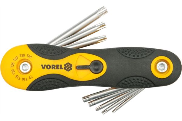  Torx Klapphalter, T09 - T40, 8 St.