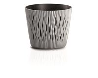 PROSPERPLAST Blumentopf Sandy Round, Ø 26,2 cm (steingrau)